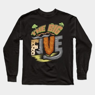 The big five African Long Sleeve T-Shirt